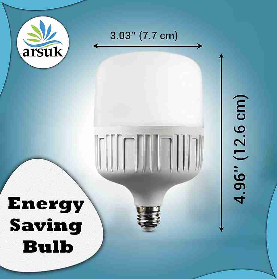 ARSUK 18W LED Bulb (6500K, Cool White) - Energy-Efficient & Bright (Pack of 2)