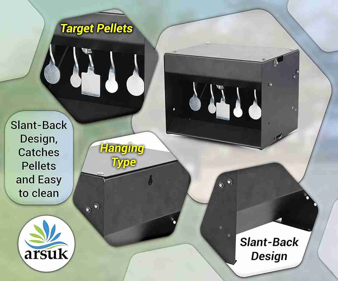 ARSUK Air Rifle & Airsoft Targets - Moving Targets, Knockdown Accessories for Air Rifles, Air Guns, BB Guns