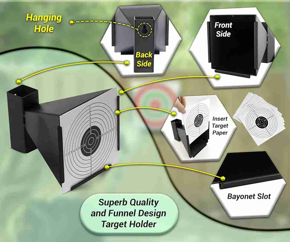 ARSUK Airsoft Pistol Target Holder - Durable, Portable, and Versatile