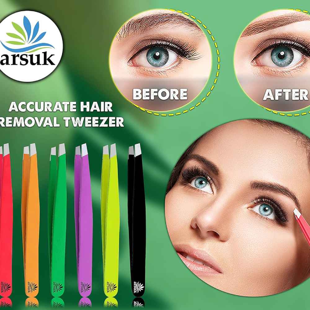 ARSUK Tweezers: Precision Eyebrow Shaping and Hair Removal