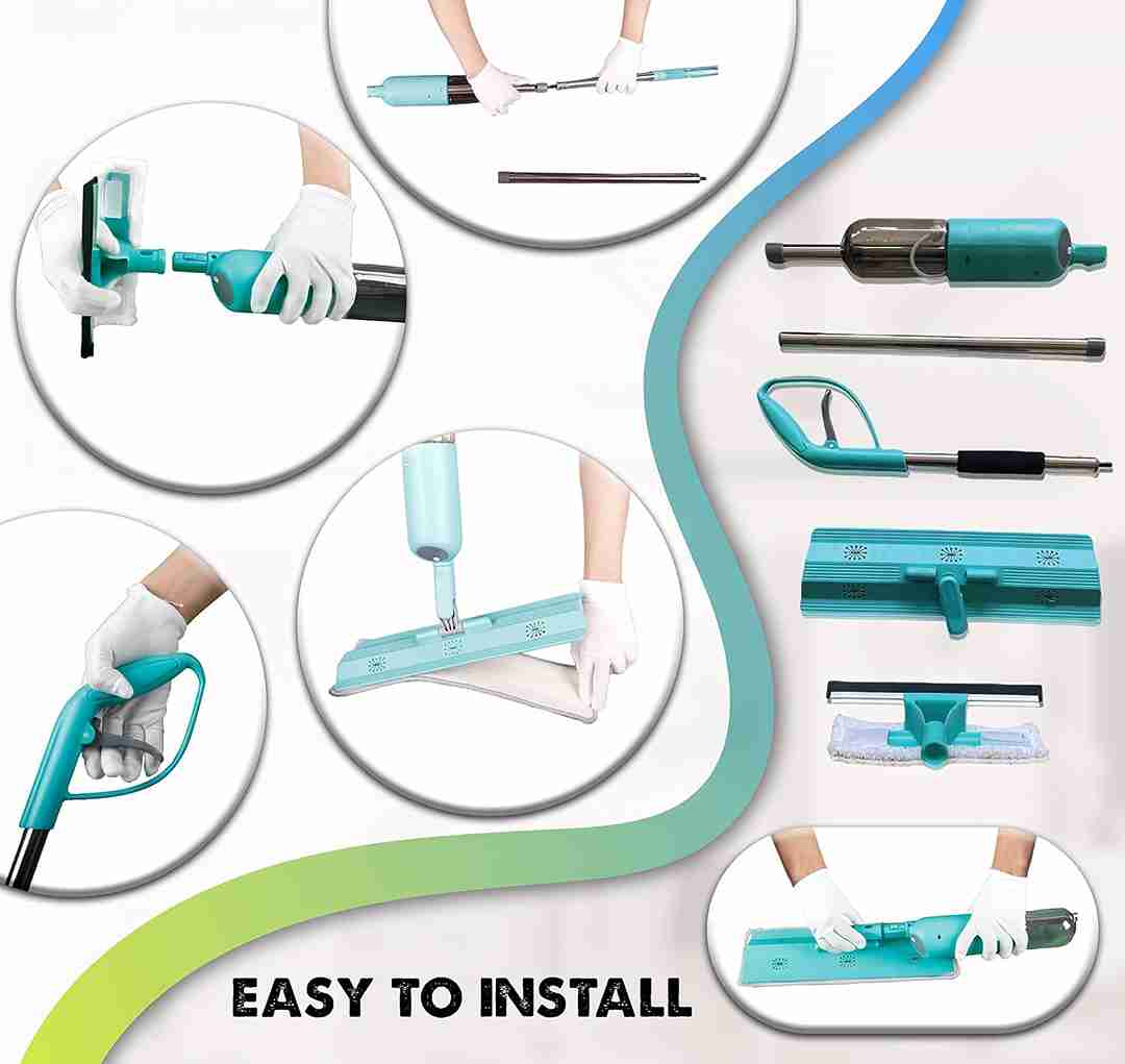 Dual-Use Spray Mop for Floors & Windows