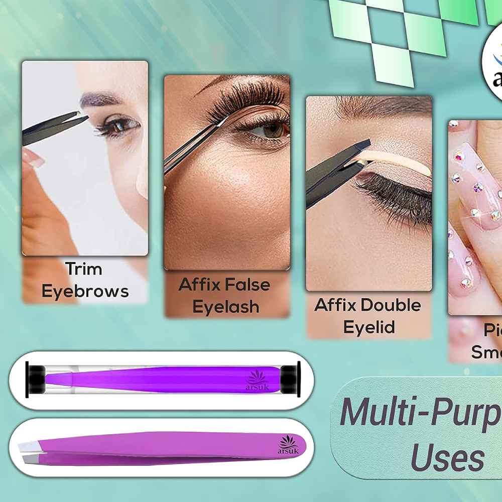 ARSUK Tweezers: Precision Eyebrow Shaping and Hair Removal