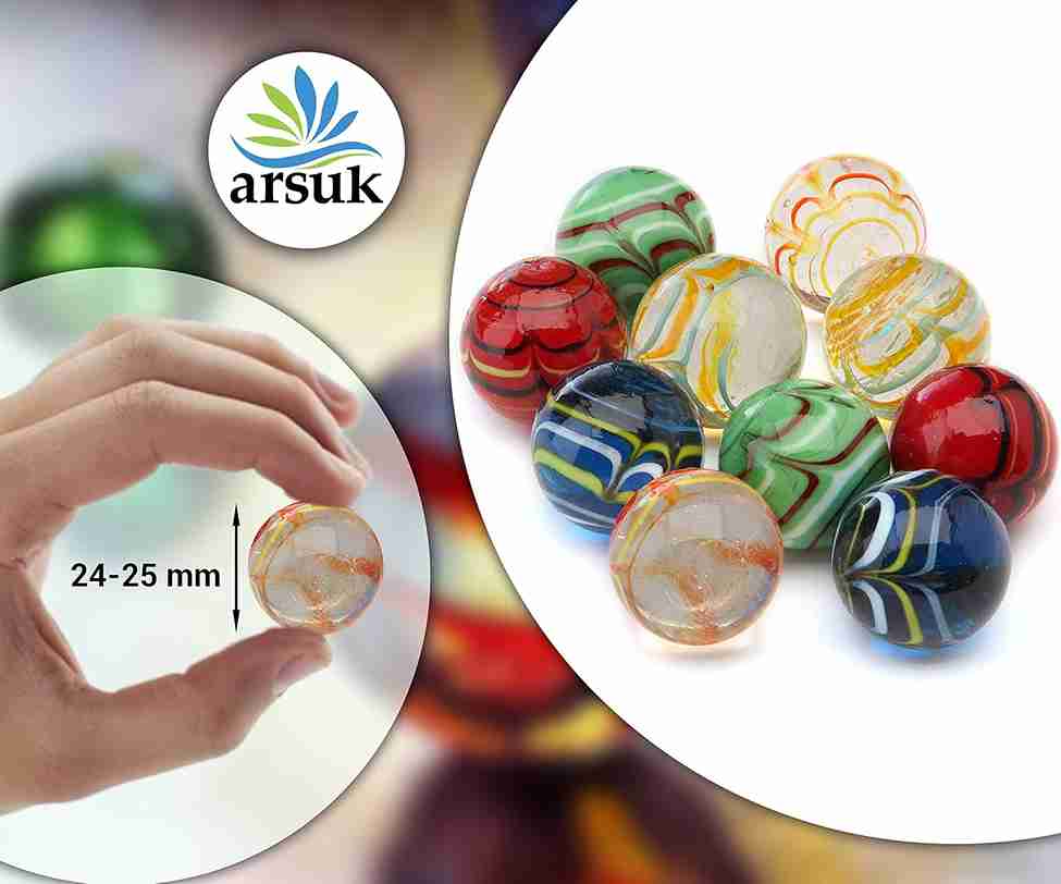 ARSUK Glass Marbles - Add Color & Elegance to Your Home