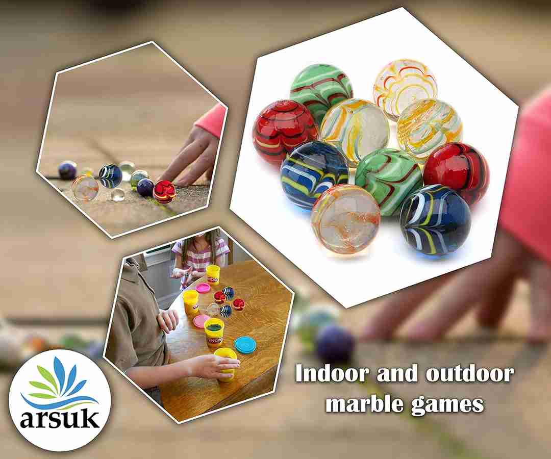 ARSUK Glass Marbles - Add Color & Elegance to Your Home