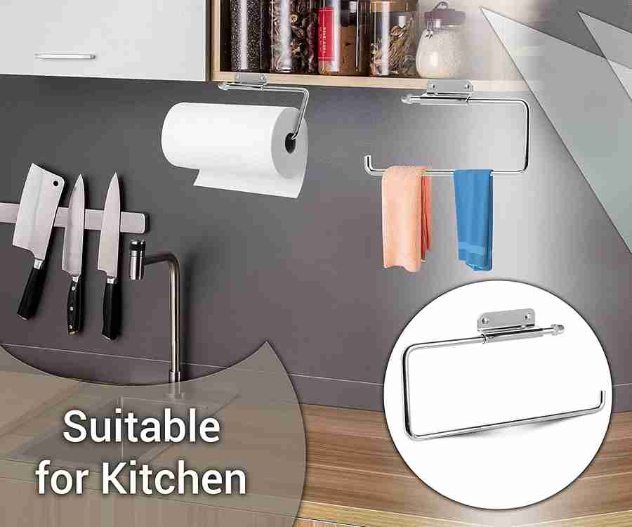 Multifunctional Paper Towel Holder: Perfect for Kitchen, Bath, and More