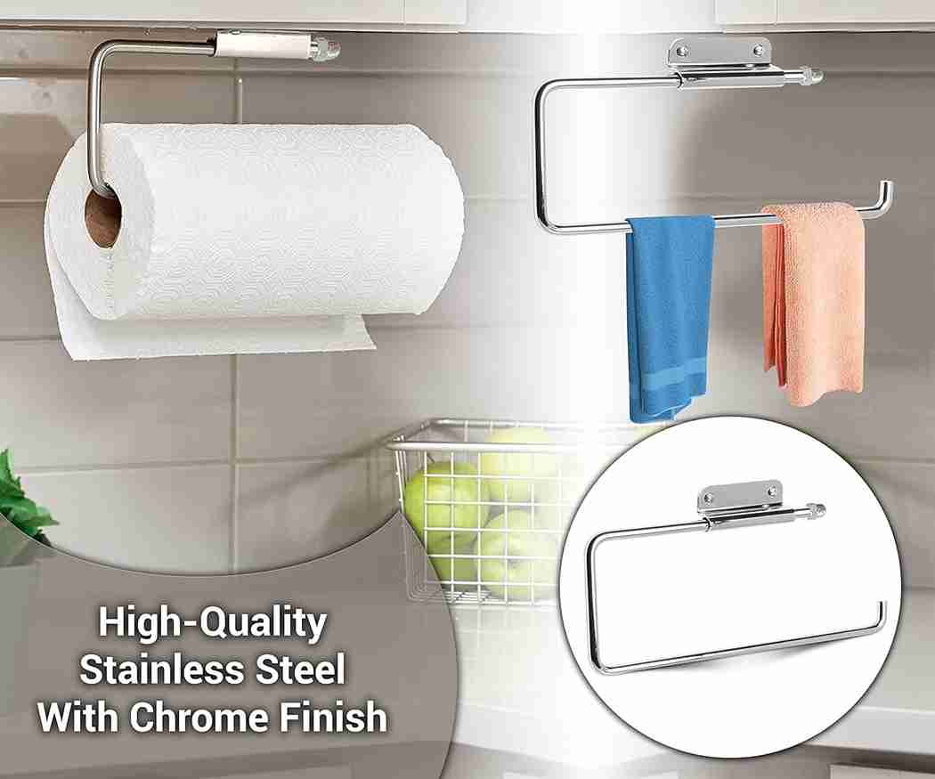 Multifunctional Paper Towel Holder: Perfect for Kitchen, Bath, and More