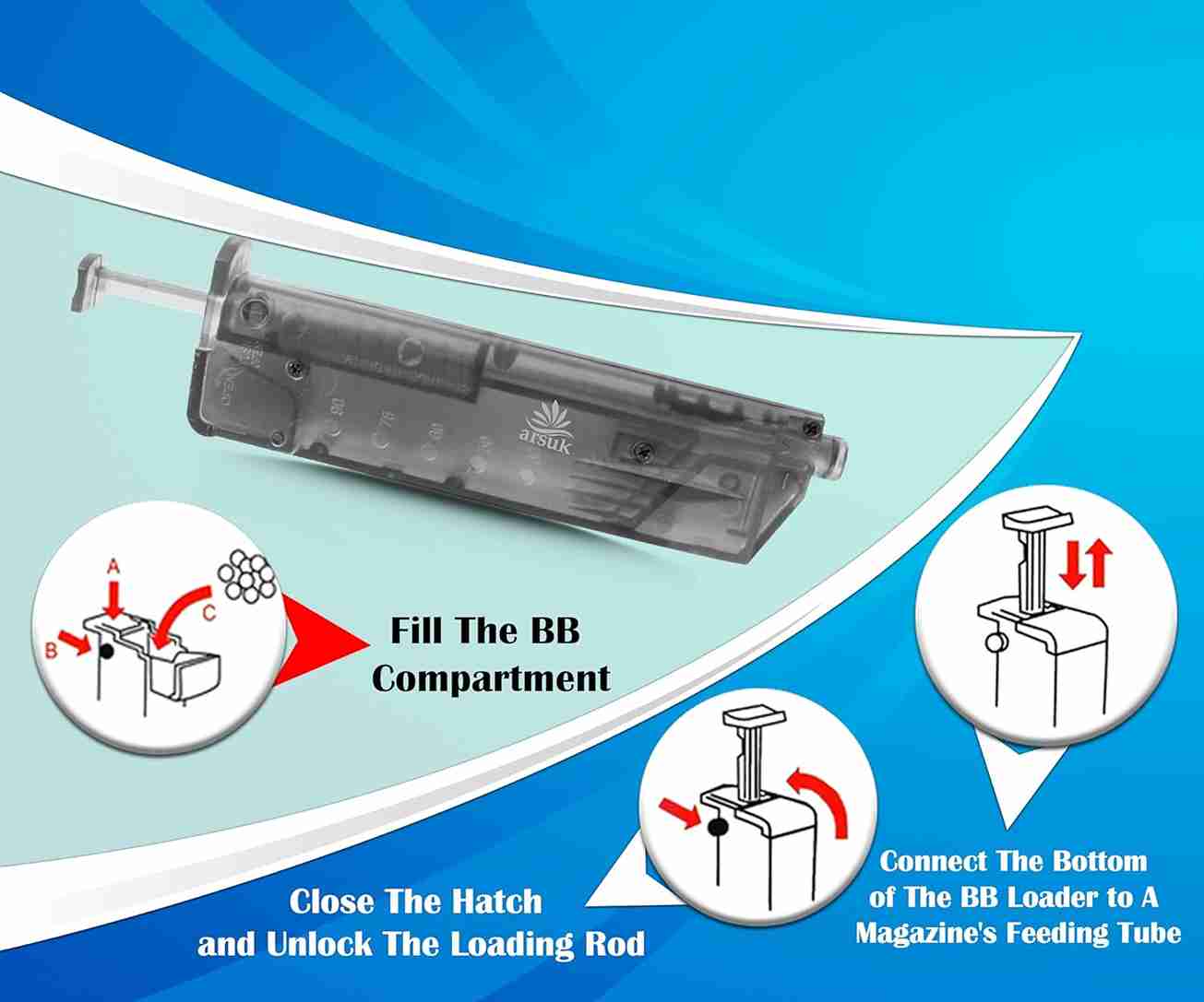 ARSUK BB Speed Loader - Durable, Easy-to-Use, and Versatile