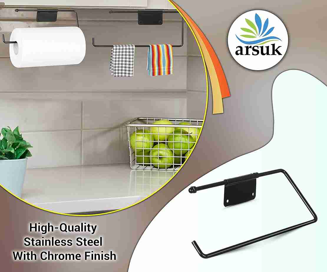 ARSUK Stainless Steel Paper Towel Holder: Sleek and Durable