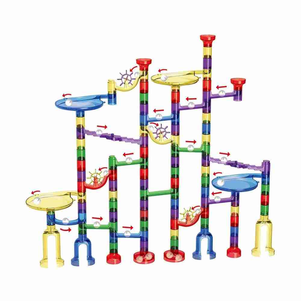 ARSUK Marble Run 152pcs Construction STEM Toys Marble Mania Learning Toy for Kids Boys or Girls