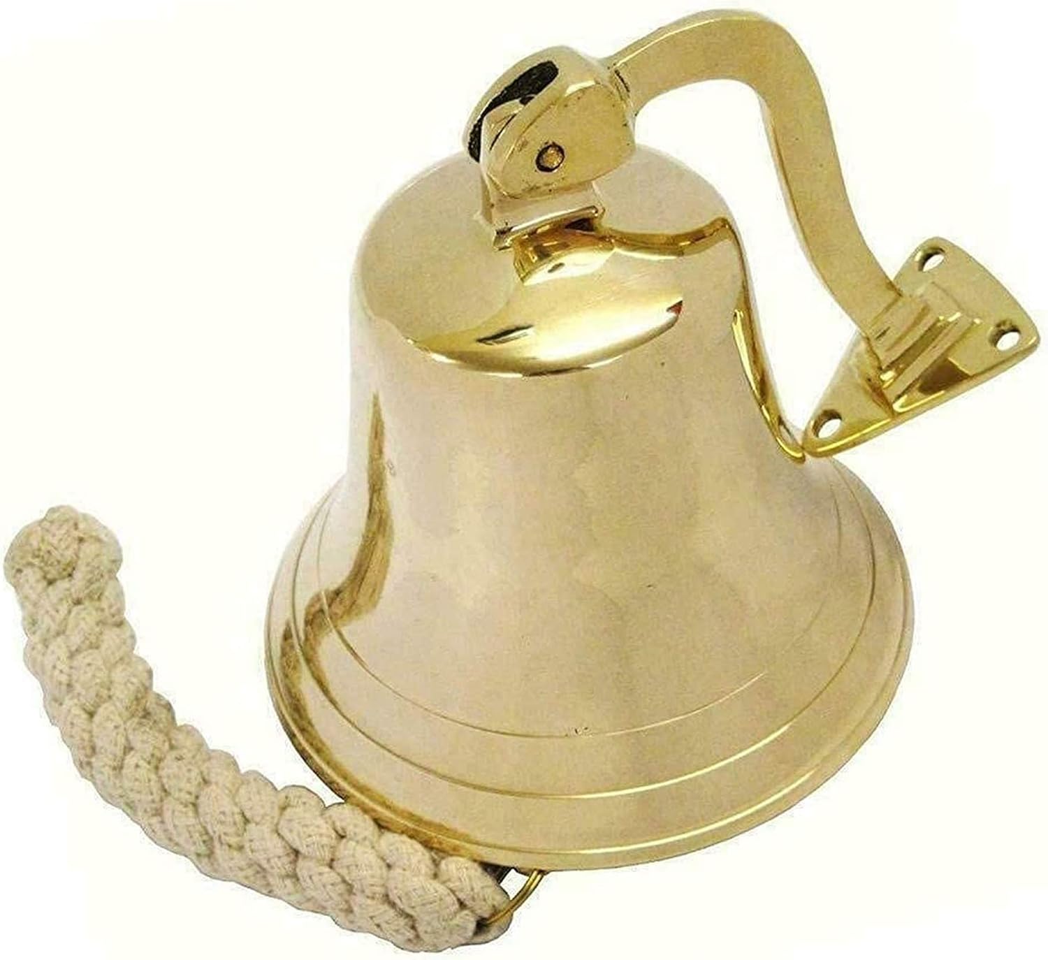 ARSUK Ship Bell - Nautical Charm for Home & Boat Brass Hanging