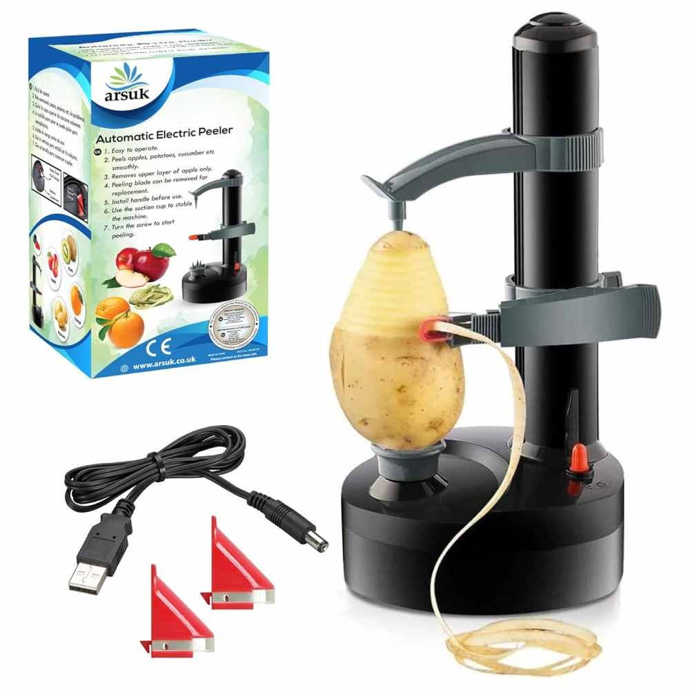 Efficient Electric Peeler: Quick, Hands-Free Potato and Fruit Peeling