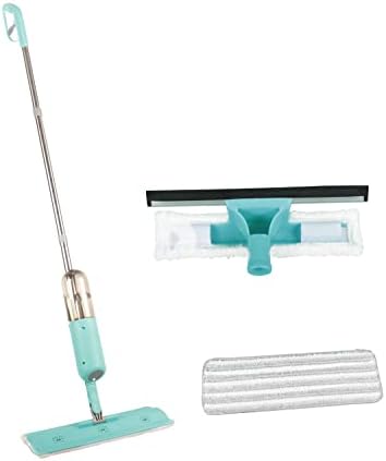 ARSUK Spray Mop Kit for Hard Floors - Includes 2 Refill Pads & 400ml Bottle