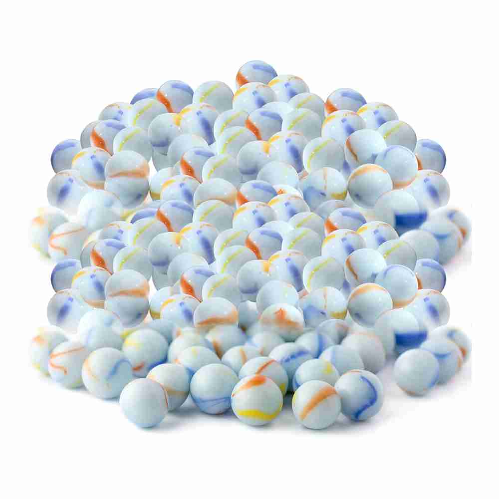 Nostalgic Milky Glass Marbles - Relive Childhood